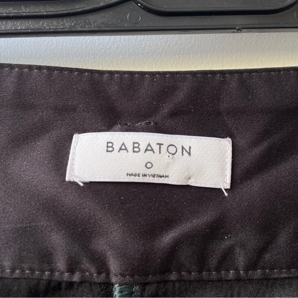 Aritzia Babaton Belted Tie-front Vegan Leather Pants - Dark Green - Size 0 - Picture 7 of 11